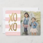 Zoet en chic | Fotokaart Valentijnsdag Feestdagenkaart (Voorkant)