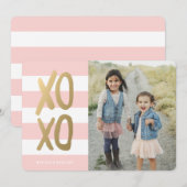 Zoet en chic | Fotokaart Valentijnsdag Feestdagenkaart (Voorkant / Achterkant)