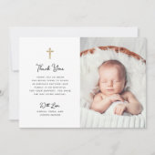 Zoet en eenvoudig | Fotodoop Bedankkaart (Voorkant)