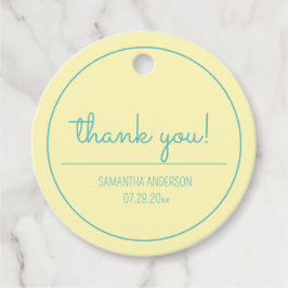 Zoet en eenvoudig genderneutraal Baby shower Bedankjes Labels