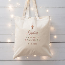 Zoet en eenvoudig | Roos Gold First Holy Communion Tote Bag