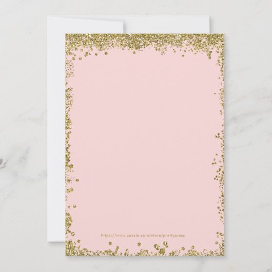 zoet en goudzoet 16 uitnodiging (Achterkant)