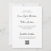 Zoet en grillig | Foto en QR-code Save The Date (Achterkant)