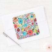 Zoet en kleurrijk Floral Ditsy Sticker Seal (Envelop)