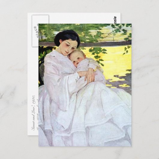 "Zoet en laag" Briefkaart (Voorkant / Achterkant)