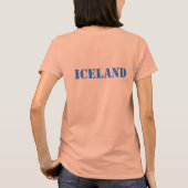 Zoet en officieel ngo IJsland - T-shirt (Achterkant)