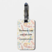 zoet en Snoep Bagagelabel (Achterkant verticaal)