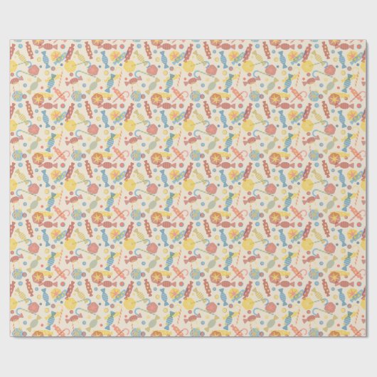 zoet en Snoep Cadeaupapier (Vlak)