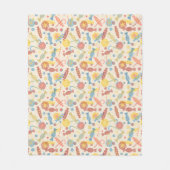 zoet en Snoep Fleece Deken (Voorkant)