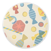 zoet en Snoep Keramische Knop (Voorkant)