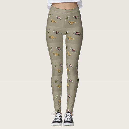 zoet en Snoep Leggings (Voorkant)