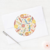 zoet en Snoep Ronde Sticker (Envelop)