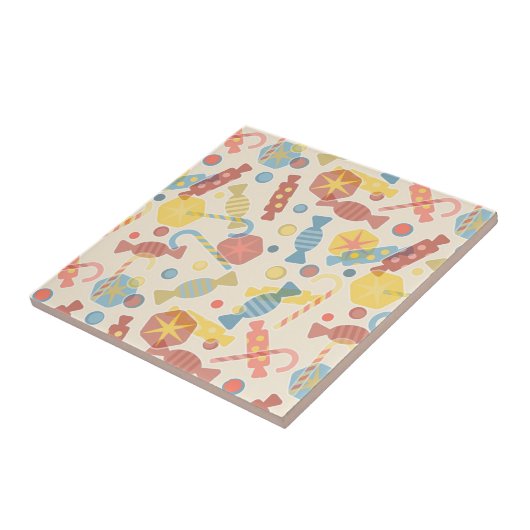 zoet en Snoep Tegeltje (Zijkant)