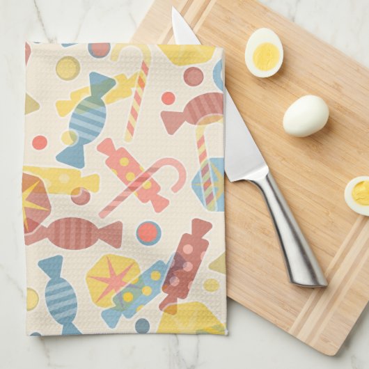 zoet en Snoep Theedoek (Quarter Fold)