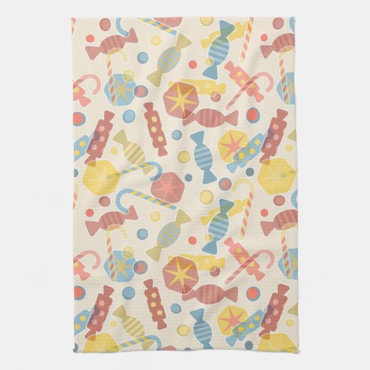 zoet en Snoep Theedoek (Verticaal)