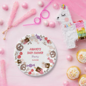 Zoet en zout Baby shower Witboek Bord (Feest)