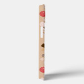 Zoet en zout Treats Beige Patroon Case-Mate iPhone Case (Achterkant / Rechts)