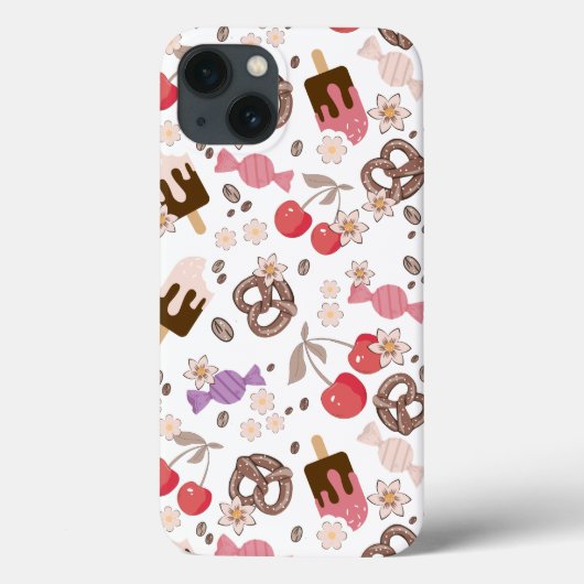 Zoet en zout Treats Patroon Case-Mate iPhone Case (Achterkant)