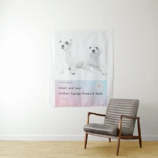 Zoet en zuur Snoep smelt niet Wandkleed