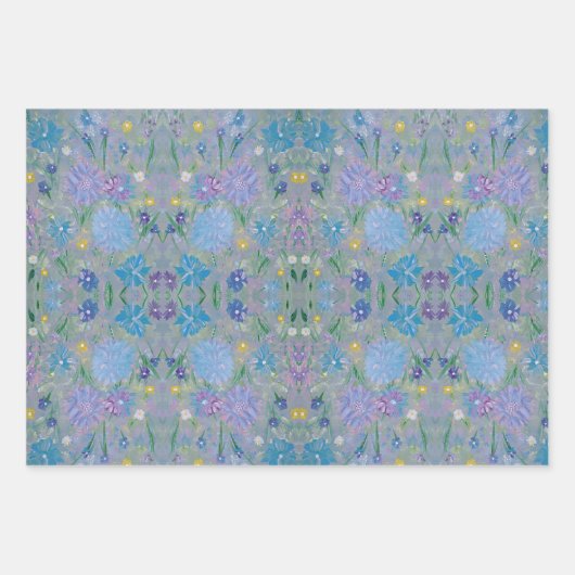 Zoet Erwten Bloemen Wrapping Paper (Voorkant 2)