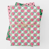 zoet gesmolten watersmeloensoort  inpakpapier vel (In situ)