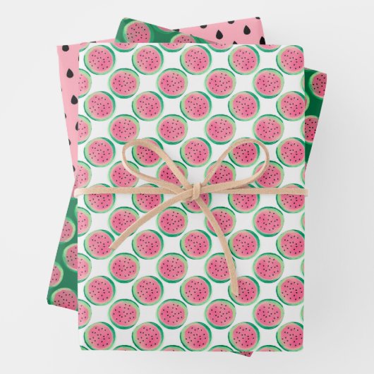 zoet gesmolten watersmeloensoort inpakpapier vel (In situ)