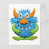Zoet Gevlekt Monster Briefkaart (Voorkant)
