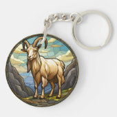 Zoet Glas in lood Billy Goat Sleutelhanger (Achterkant)