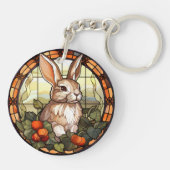 Zoet Glas in lood Konijnenkonijn Sleutelhanger (Achterkant)