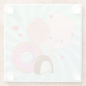 zoet glazen onderzetter (Achterkant)