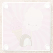 zoet glazen onderzetter (Achterkant)