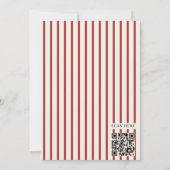 Zoet Hartjes Baby Shower QR Code Uitnodiging (Achterkant)