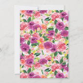 Zoet Herten Mam En Baby Bloemen Baby shower Kaart (Achterkant)