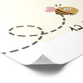 Zoet het baby shower-welkomstteken. poster (Hoek)