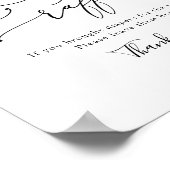 Zoet het beste bij de Eucalyptus Diaper Raffle Sig Poster (Hoek)