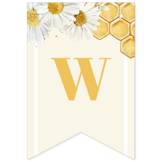 Zoet het Bumblebee Baby Vrijgezellenfeest Vlaggetjes (Tweede vlag)