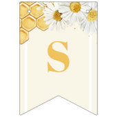 Zoet het Bumblebee Baby Vrijgezellenfeest Vlaggetjes (Eerste vlag)