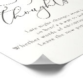 Zoet het Eucalyptus Diaper Gedacht Poster (Hoek)