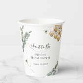 Zoet het EucalyptusVrijgezellenfeest Papieren Bekers (Voorkant)