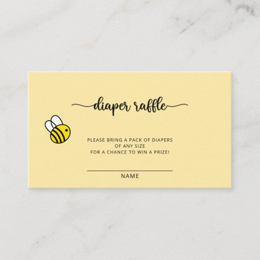 Zoet het luierkaartje maar... informatiekaartje (Voorkant)