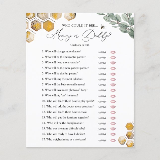 Zoet hoe mama of papa Baby shower kunnen worden (Voorkant)