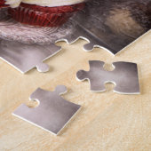 Zoet - Hoeveel is die cake in het raam? Legpuzzel (Zijkant)