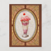Zoet - IJs - Ice Cream Float Briefkaart (Voorkant)