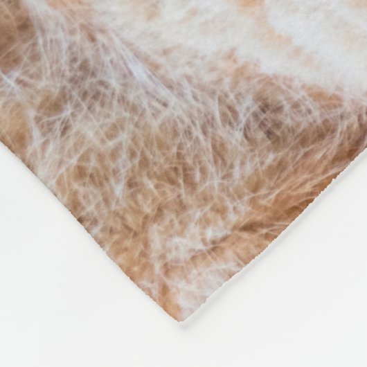 Zoet klein kat fleece deken (Hoek)