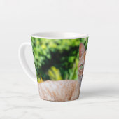 Zoet klein kat latte mok (Linkerhoek)