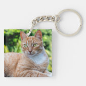 Zoet klein kat sleutelhanger (Achterkant)