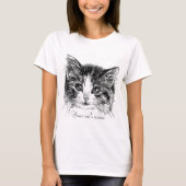Zoet klein Kitten T-Shirt (Voorkant)