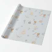 Zoet Klein Muis Inpakpapier (Uitgerold)