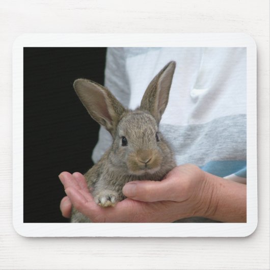 zoet konijn muismat (Voorkant)