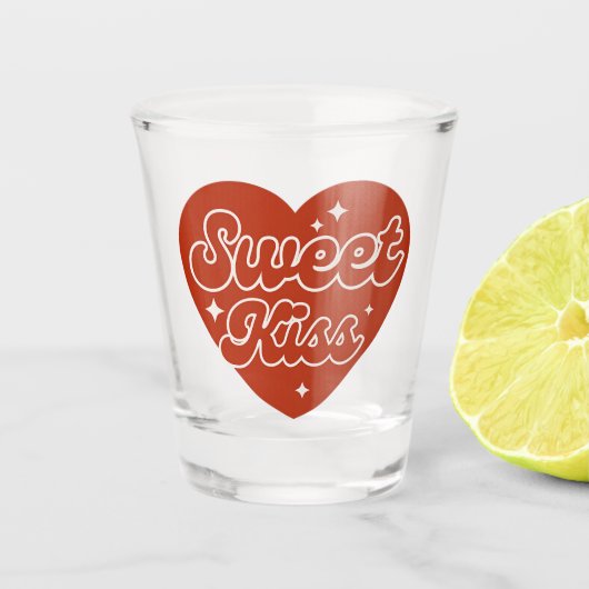 Zoet Kus Shotglas Shot Glas (Voorkant)